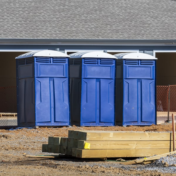 what is the cost difference between standard and deluxe portable toilet rentals in Elma Center New York